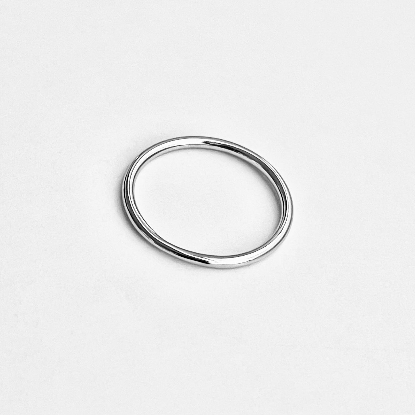 Sterling Silver Minimalist Plain 1.5mm Round Band Ring, Wedding Bands, Stackable Jewelry