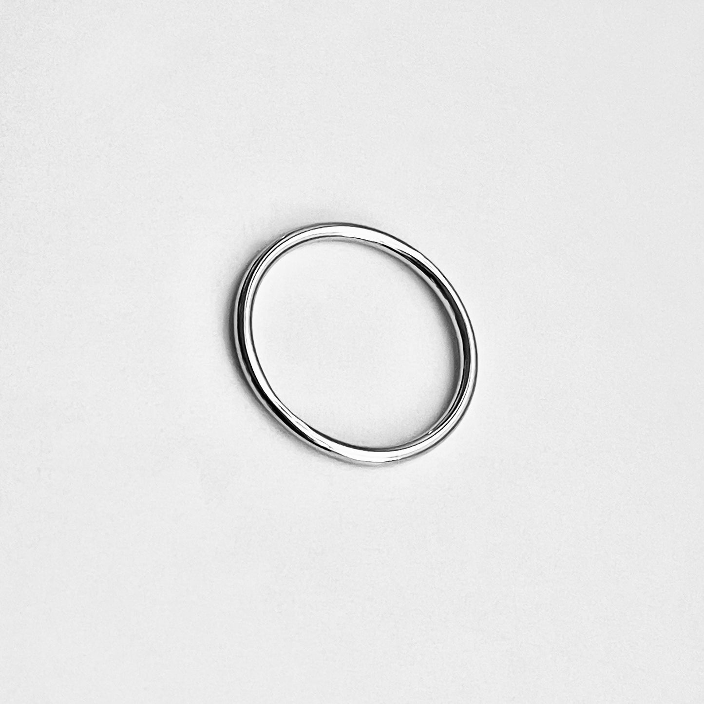 Sterling Silver Minimalist Plain 1.5mm Round Band Ring, Wedding Bands, Stackable Jewelry